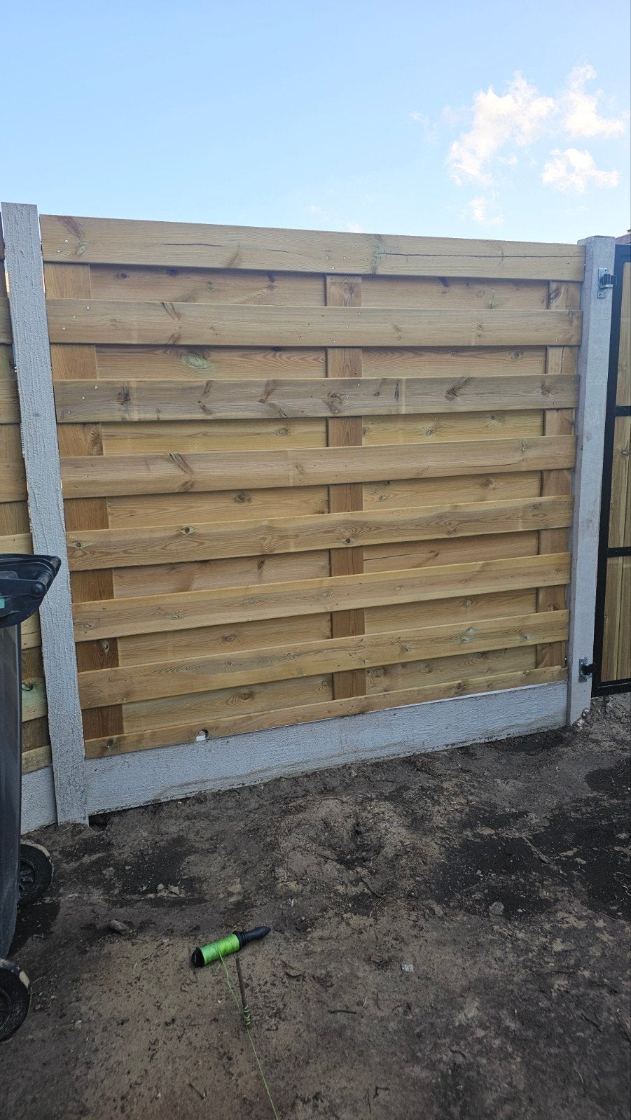 Schutting palen en platen - Gebruikt, Ophalen, Nieuw, 2 meter of meer, 3 tot 6 meter