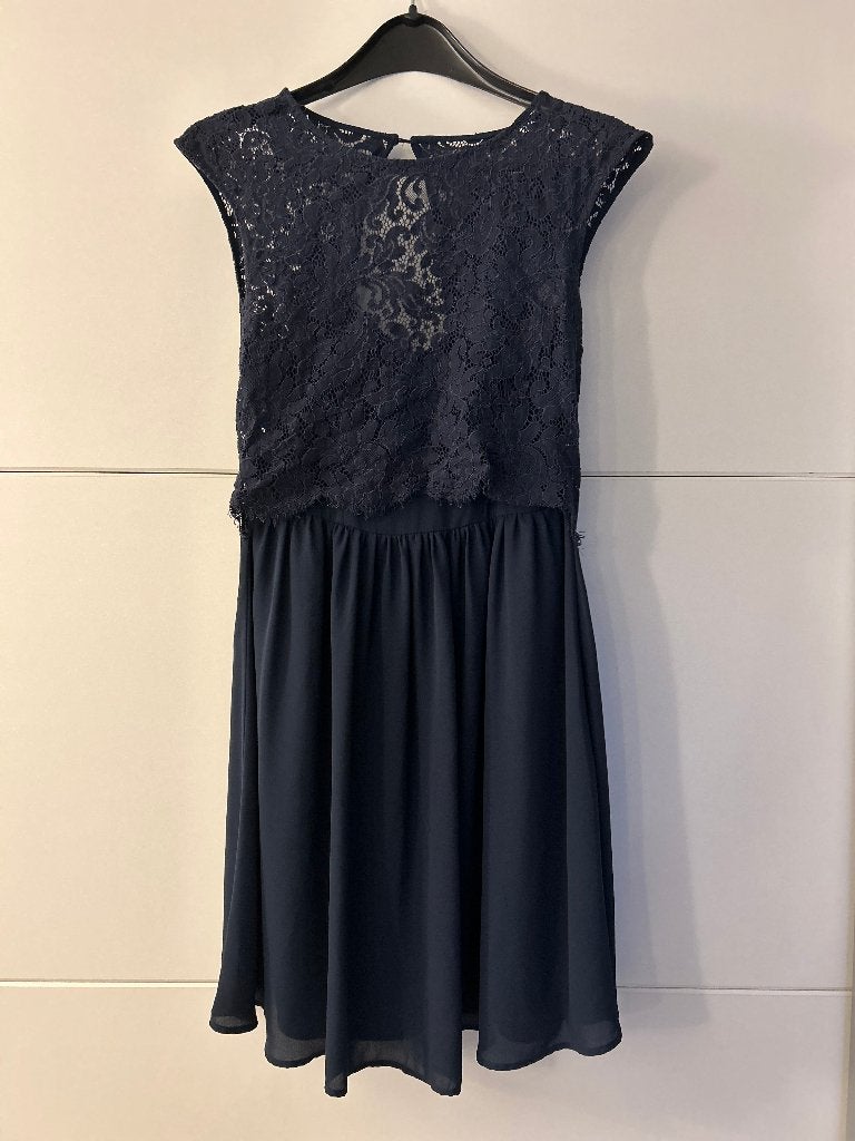 Vila mouwloze blauwe jurk, Kleding | Dames, Blauw, Vila, Ophalen of Verzenden, Zo goed als nieuw