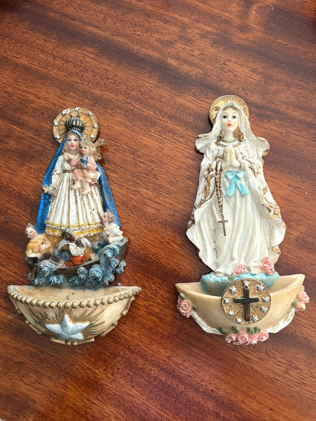 2 wijwater bakjes, Antiek en Kunst, Ophalen of Verzenden