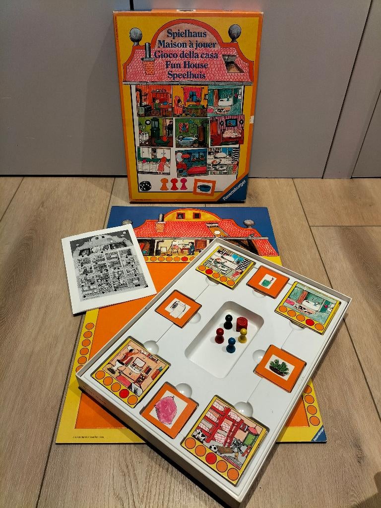 Speelhuis - spel van Ravensburger 1974, Een of twee spelers, Ophalen of Verzenden, Gebruikt, Ravensburger