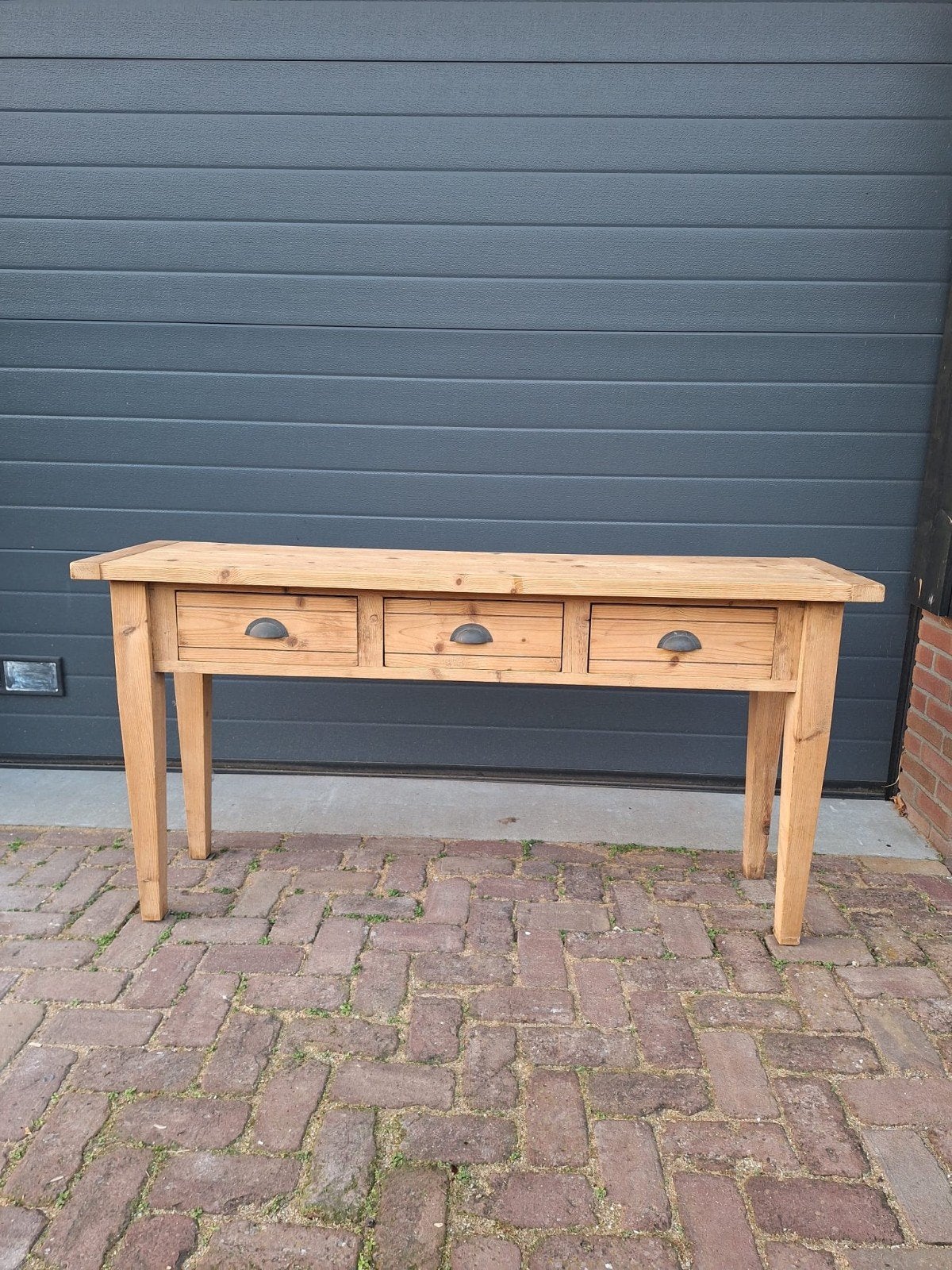 Sidetable dressoir van grenen, Huis en Inrichting, Ophalen, 100 tot 150 cm, Zo goed als nieuw, Grenenhout