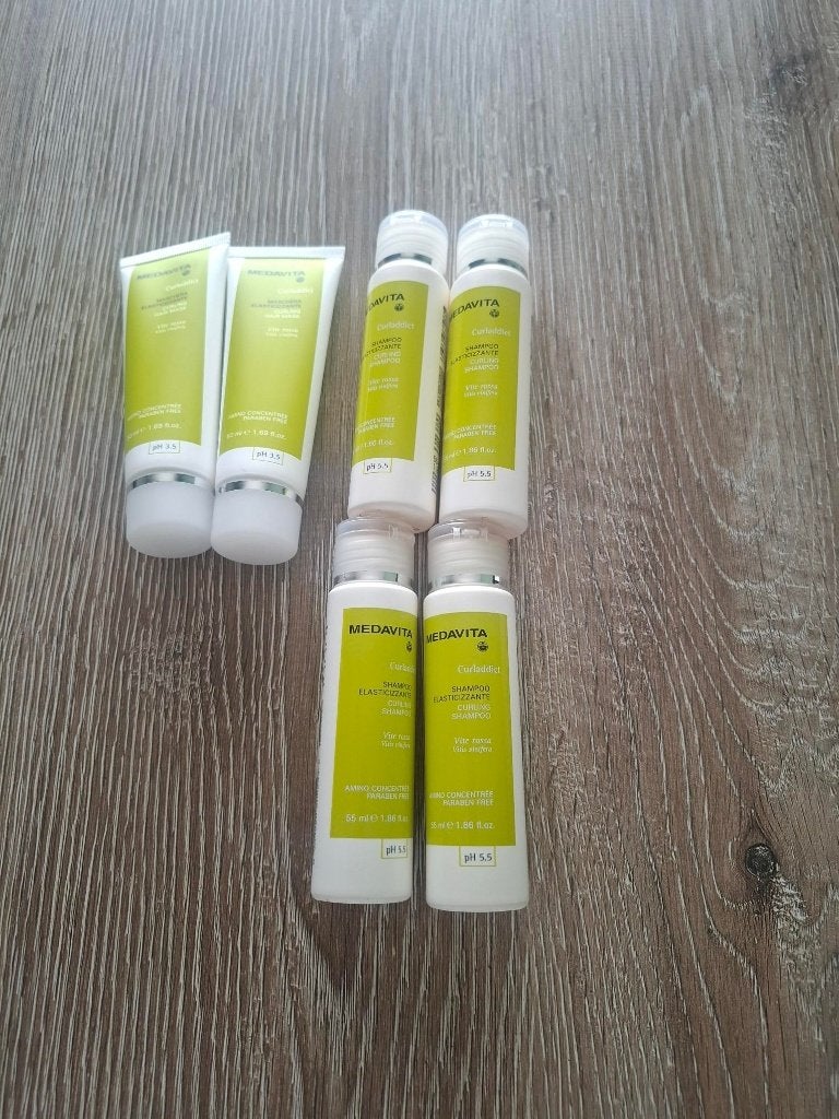 MEDAVITA Curladdict Shampoo Elasticizzante en hair mask, Ophalen of Verzenden, Nieuw, Shampoo of Conditioner