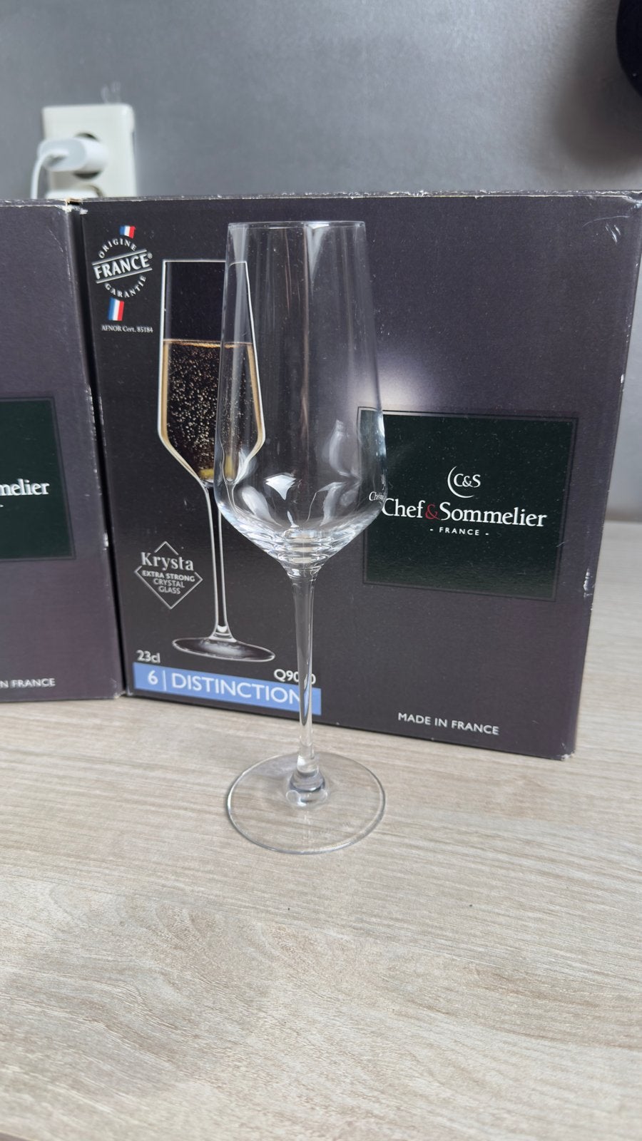 Chef & Sommelier Krysta Distinction Champagneglazen, Ophalen of Verzenden, Nieuw, Overige typen