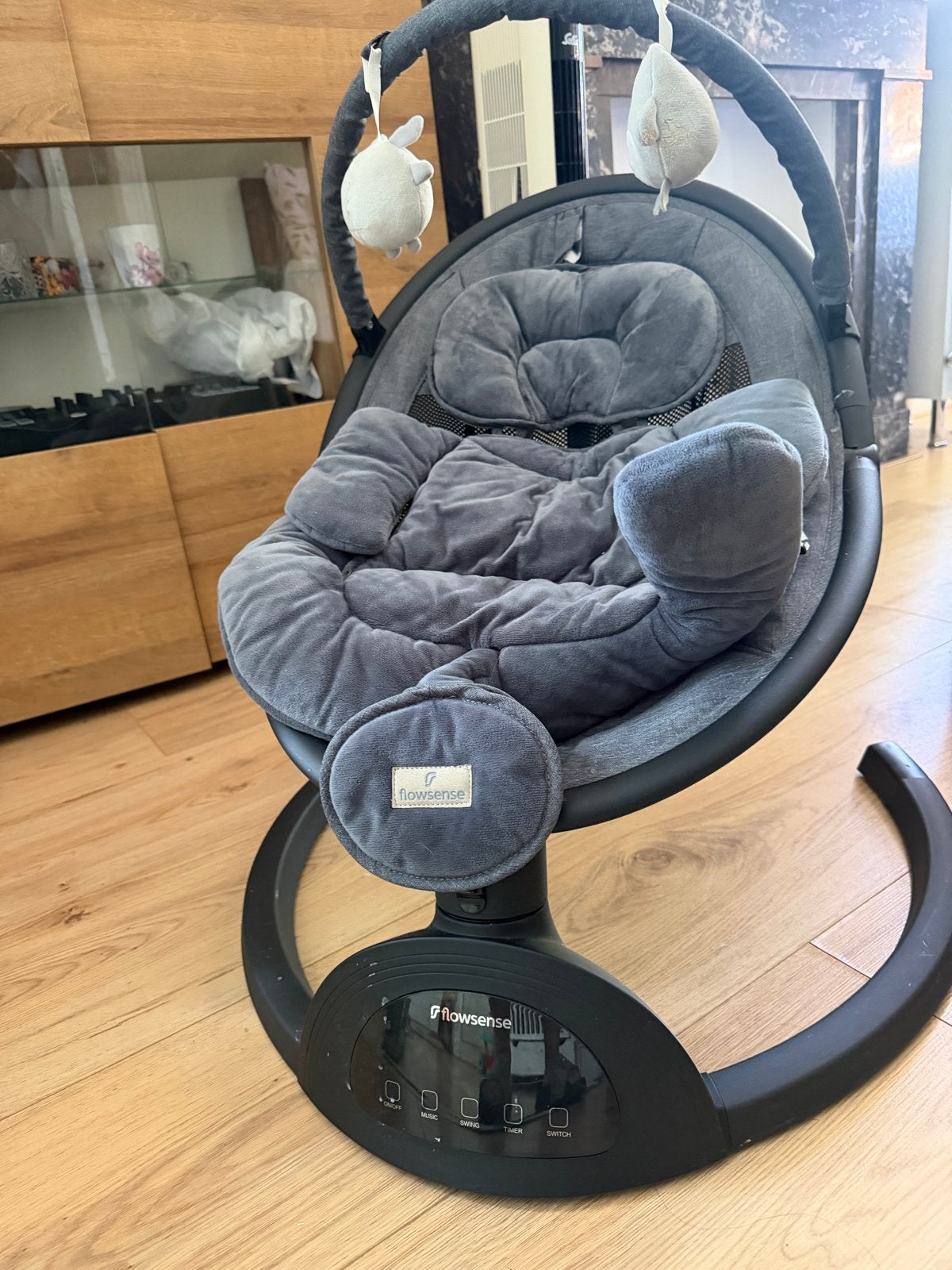 Flowsense Elektrische Wipstoel Baby met Muziek en Timer, Kinderen en Baby's, Wipstoeltjes, Overige merken, Wipstoel, Ophalen of Verzenden