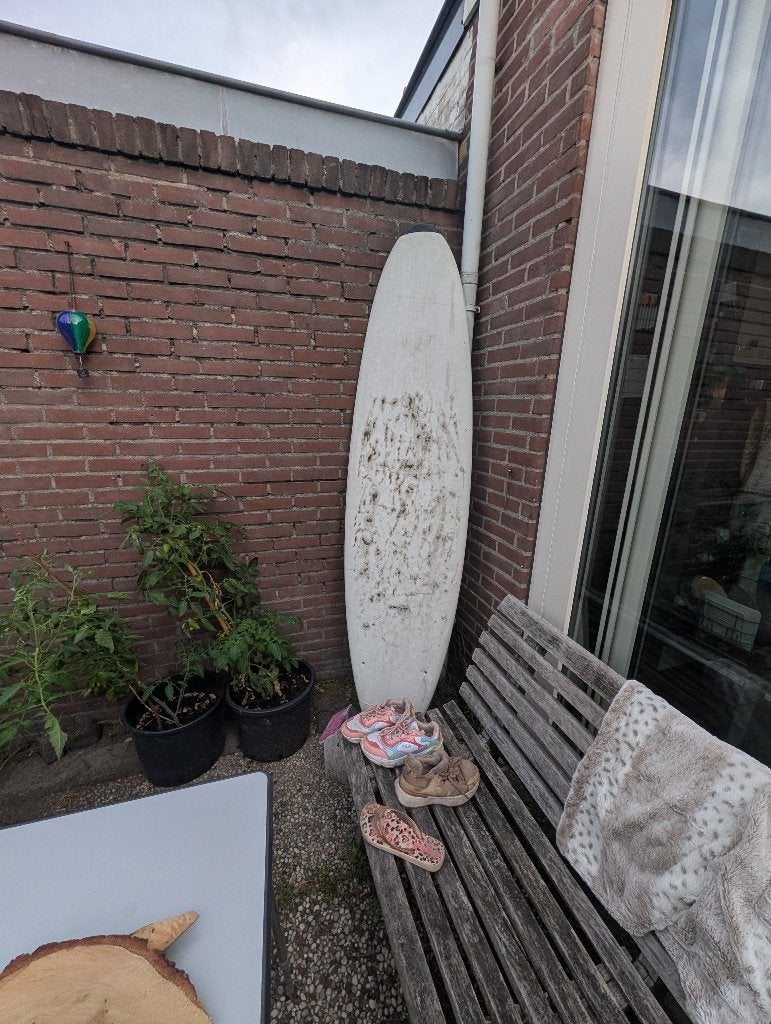 BIC Mini Malibu surfboard – 7'3 / 219 cm, Watersport en Boten, Ophalen, Gebruikt, Longboard