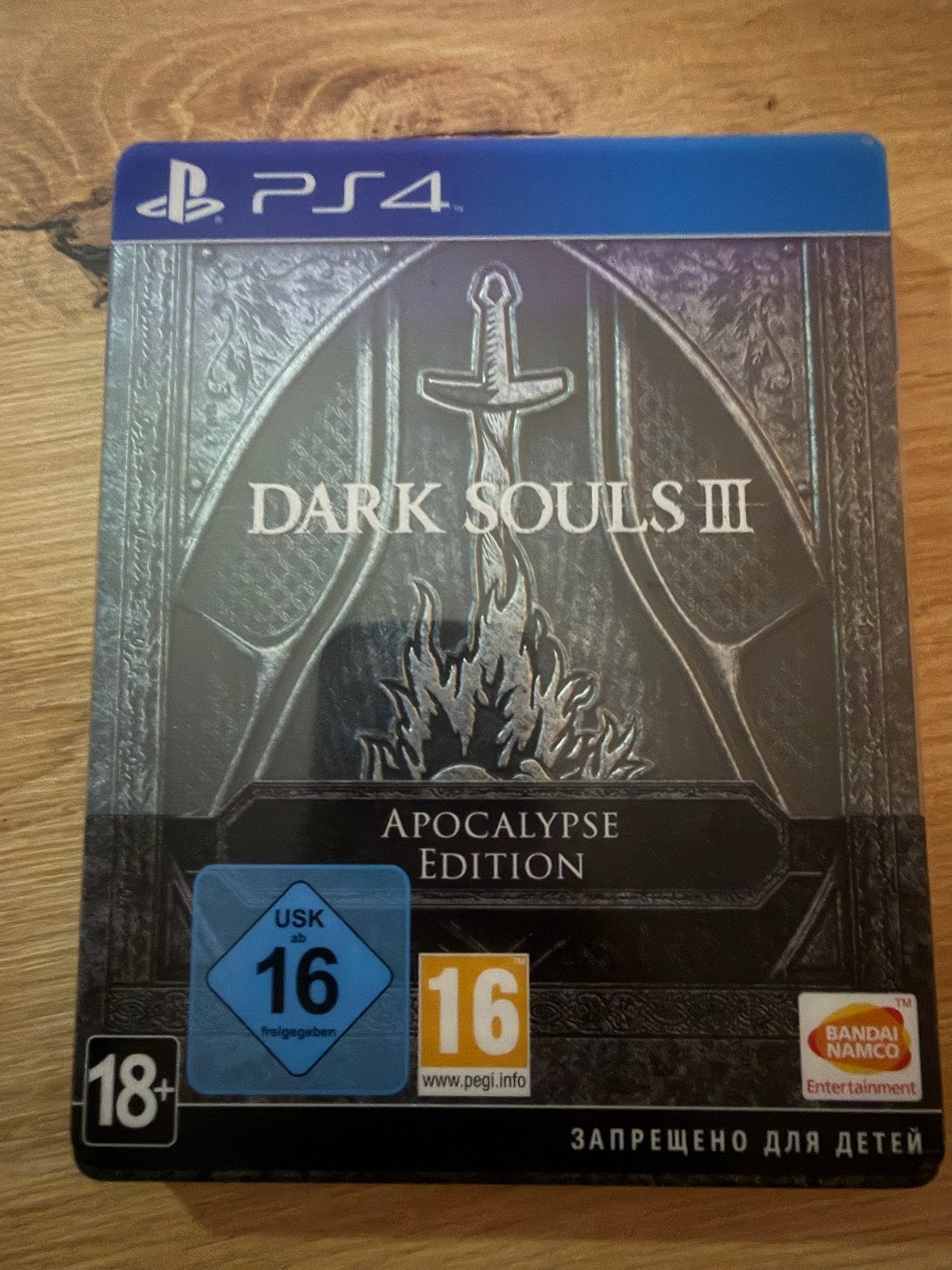 Dark Souls III Apocalypse Edition PS4 - Goede staat, Steelbo, 1 speler, Ophalen of Verzenden, Zo goed als nieuw, Role Playing Game (Rpg)