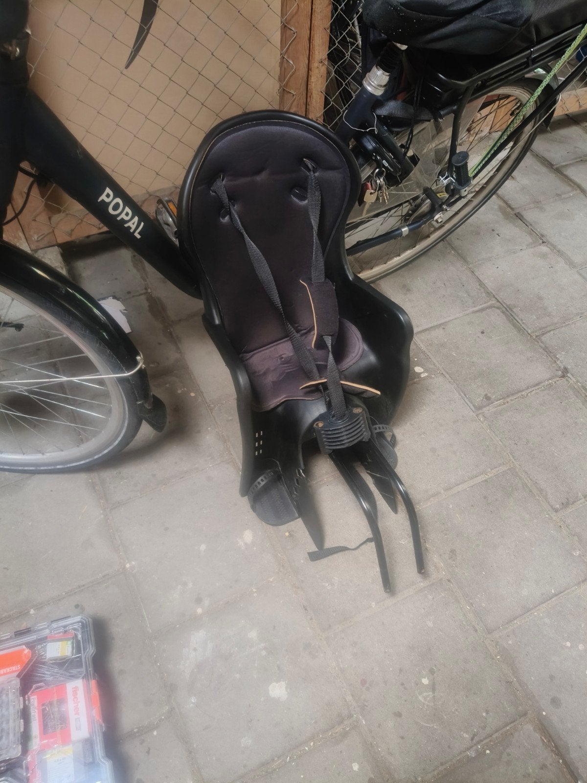 kinder fiets stoel, Fietsen en Brommers, Ophalen, Gebruikt, Achterzitje