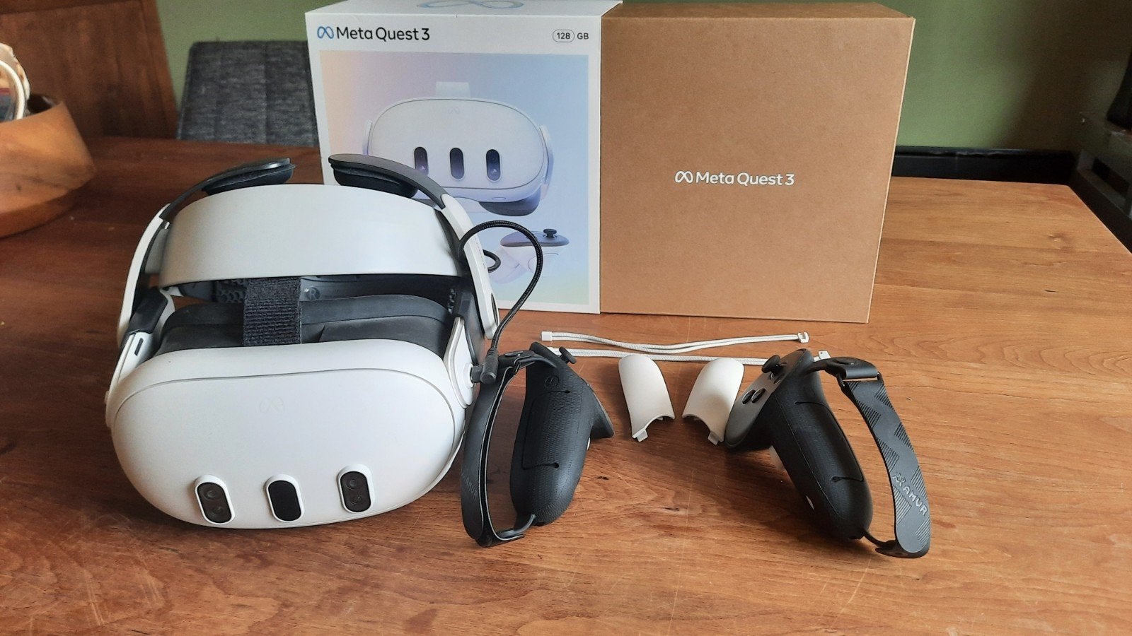 Meta Quest 3 128GB VR-headset met BoboVR M3 Pro, Spelcomputers en Games, Overige merken, Ophalen, Nieuw, Overige typen