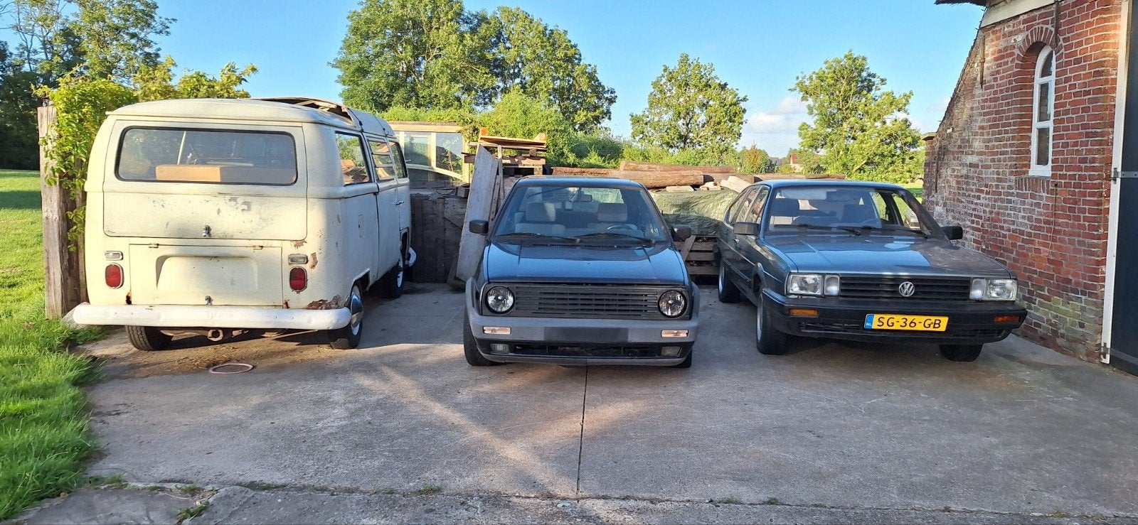 Vw golf mk2 turbo diesel met intercooler 1989, Auto's, Voorwielaandrijving, Stof, 4 cilinders, Zwart