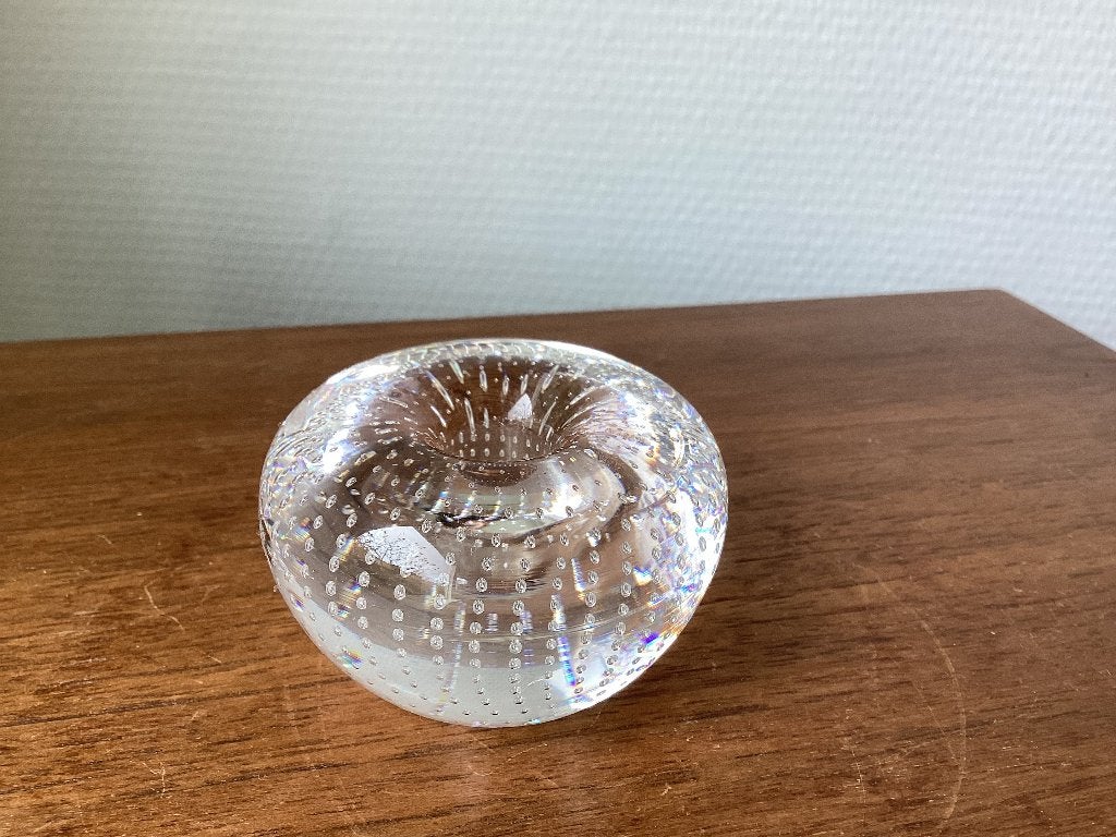 Spijkervaasje glas Leerdam spijkerglas vaasje, Ophalen of Verzenden