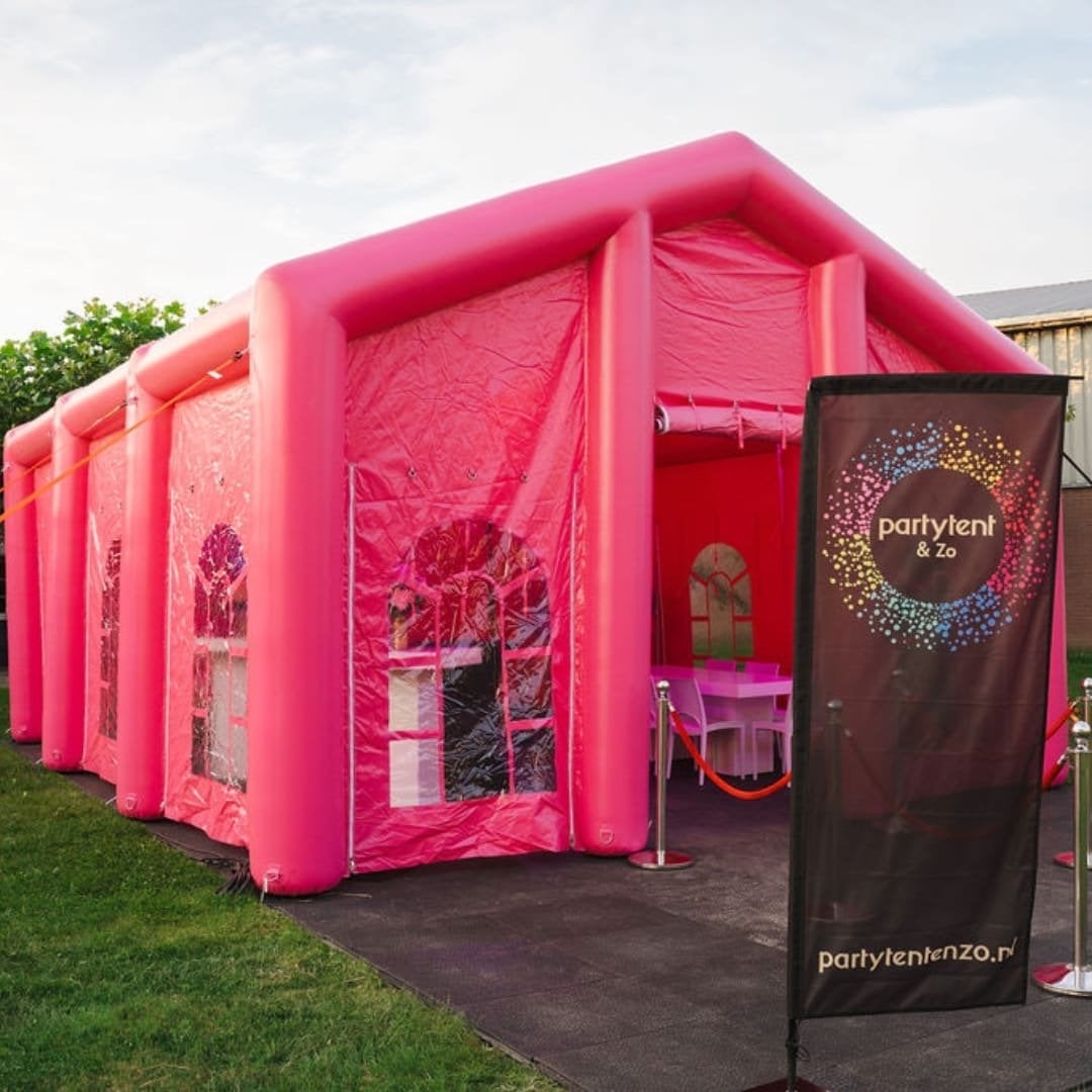 Roze Partytent verhuur Volledig aan te kleden, Zelf, Opvouwbaar, Partytent, Zelf