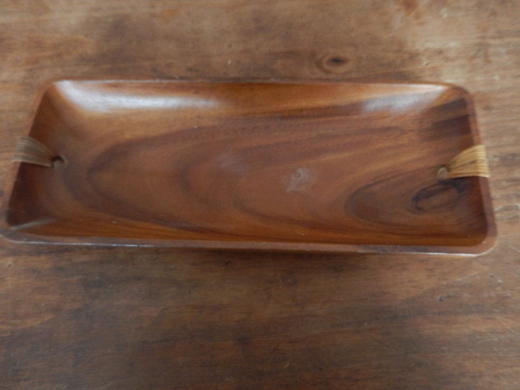 Houten schaaltje 37/14 cm, Huis en Inrichting, Woonaccessoires | Schalen en Manden, Ophalen, Gebruikt, Rond, Hout