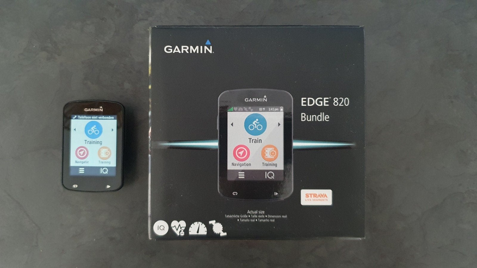 Garmin Edge 820 Fietscomputer, Fietsen en Brommers, Fietsaccessoires | Fietscomputers, Ophalen, GPS