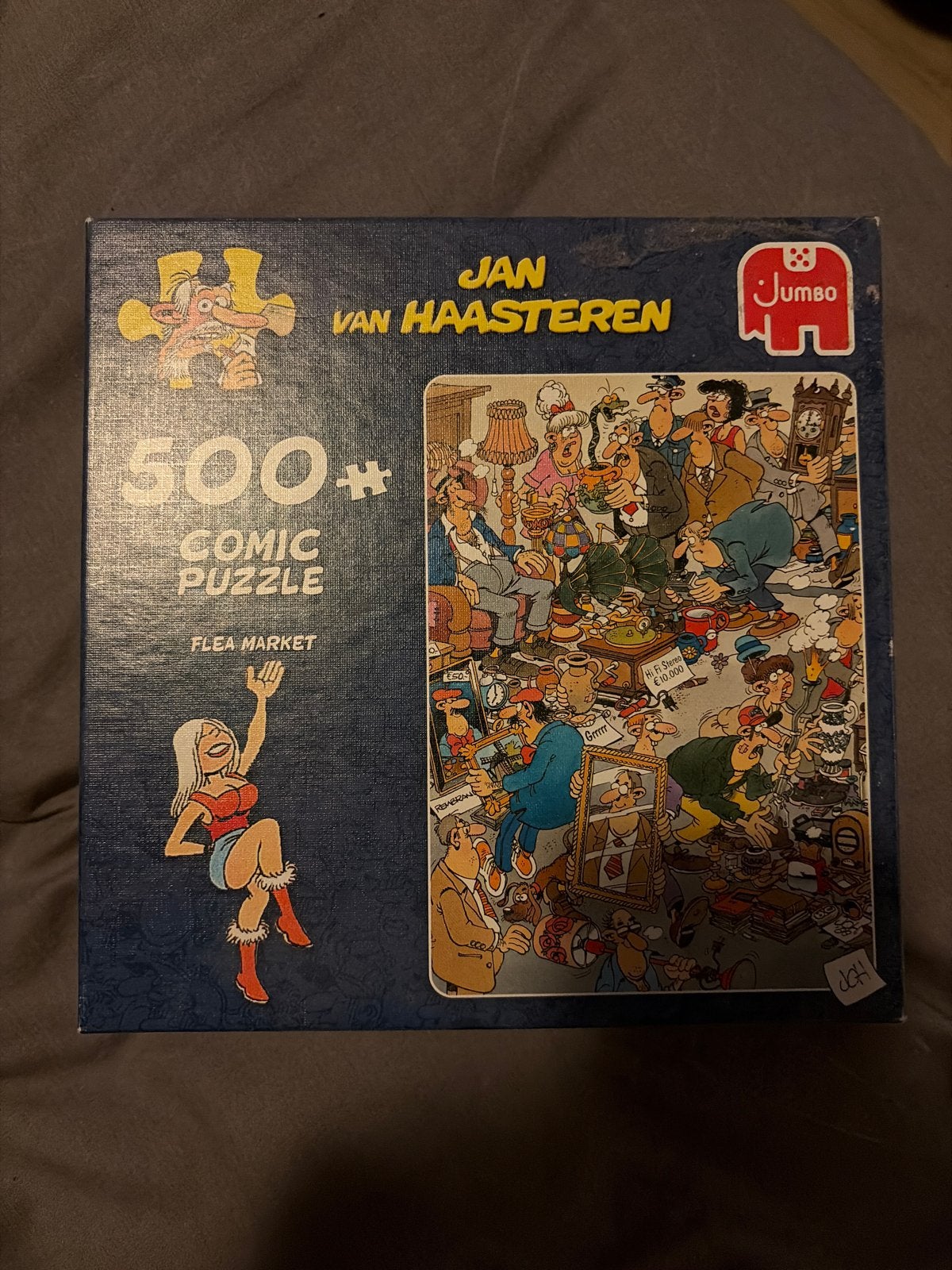 Jan van Haasteren 500+ Comic Puzzel - Vlooienmarkt, Ophalen, Minder dan 500 stukjes, Gebruikt, Legpuzzel