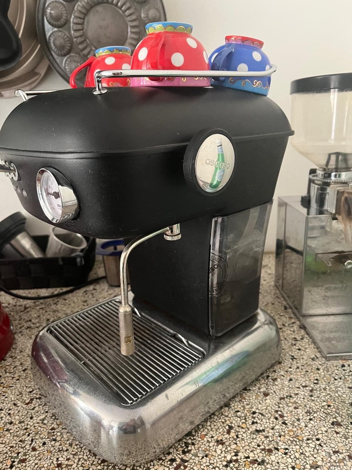 Ascaso Dream espressomachine - Zwart, Ophalen, Gebruikt, Espresso apparaat, Gemalen koffie