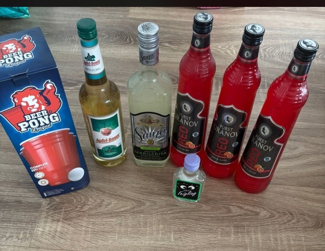 Beer Pong Set met drank ruilen mogelijk, Ophalen, Nieuw, Feestartikel, Verjaardag