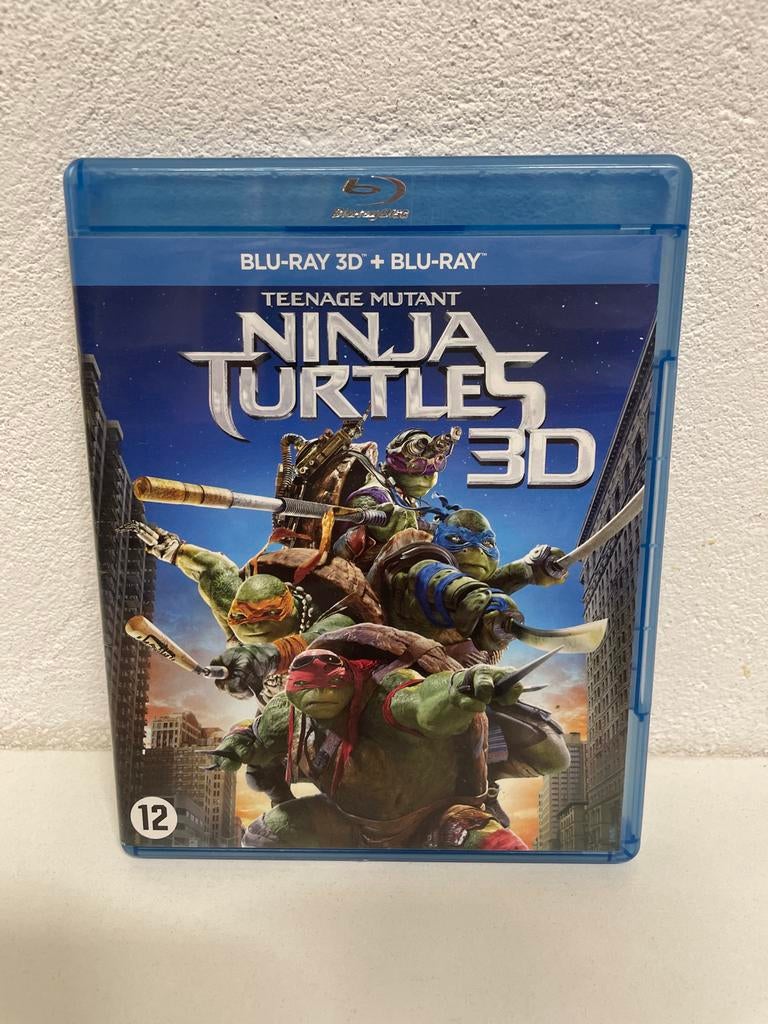 Teenage Mutant Ninja Turtles 3D Blu-ray + Blu-ray, Cd's en Dvd's, Blu-ray, Ophalen of Verzenden, Zo goed als nieuw, Actie