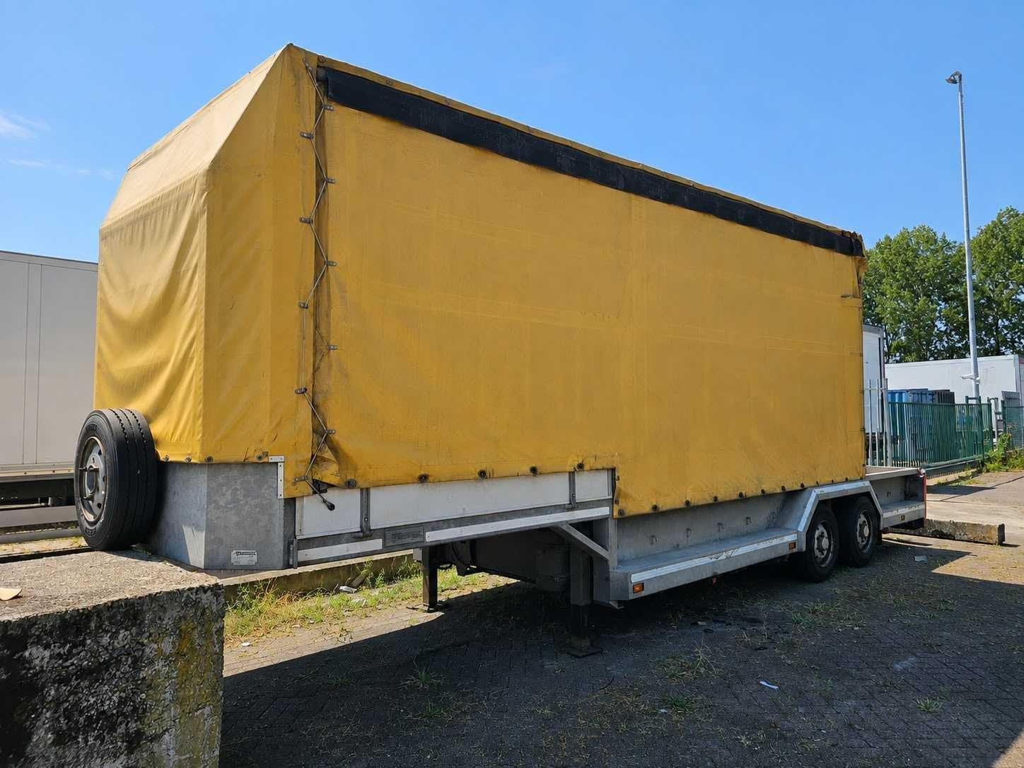 Veldhuizen - BE Dieplader lage vloer, schuifdak, Luchtvering, Auto's, Vrachtwagens, Overige brandstoffen, Bedrijf, Geïmporteerd