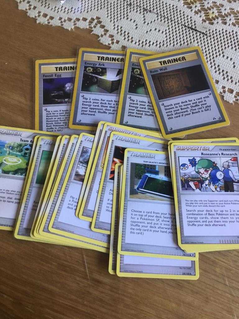 Oude Pokémon Trainer & Supporter Kaarten, Ophalen of Verzenden, Gebruikt, Meerdere kaarten