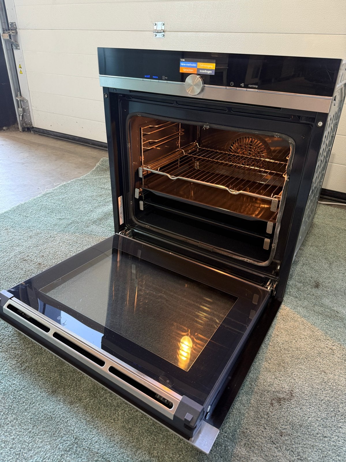Siemens Inbouw combi stoom Heteluchtoven - Zo goed als nieuw, Bella, Hete lucht, Siemens, Ophalen of Verzenden
