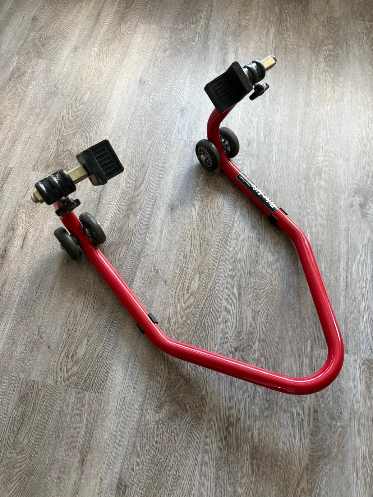 Bike-Lift X paddockstand achterwiel – incl. adapters en R&G, Motoren, Ophalen