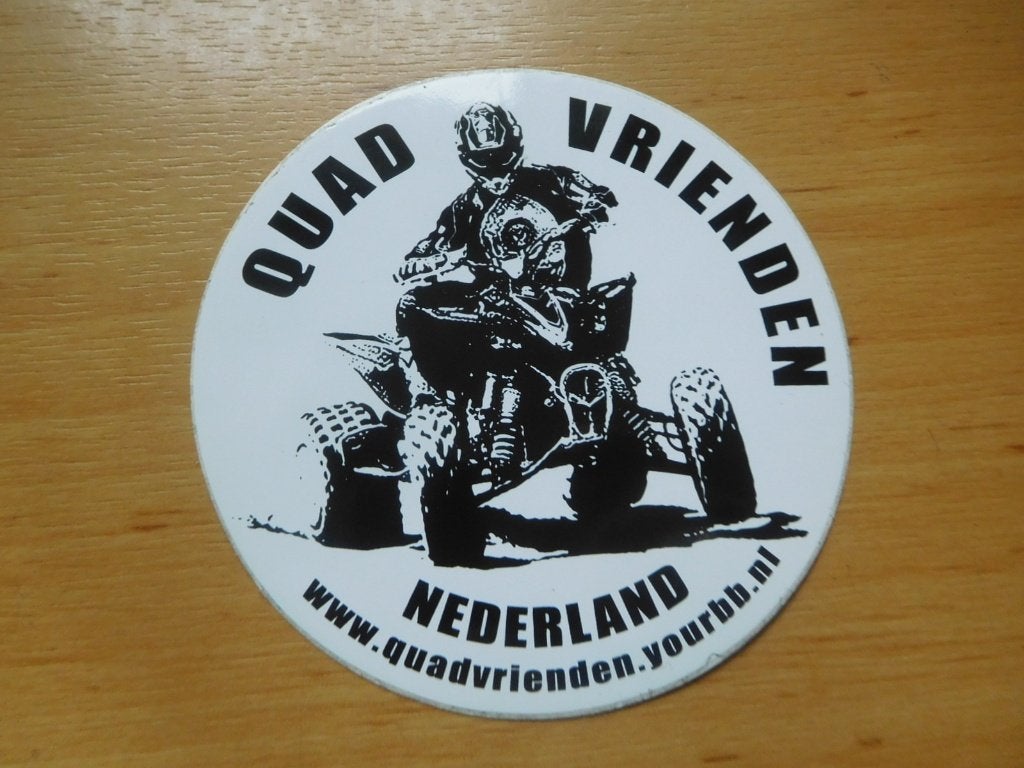 sticker Quad vrienden, Verzenden, Zo goed als nieuw