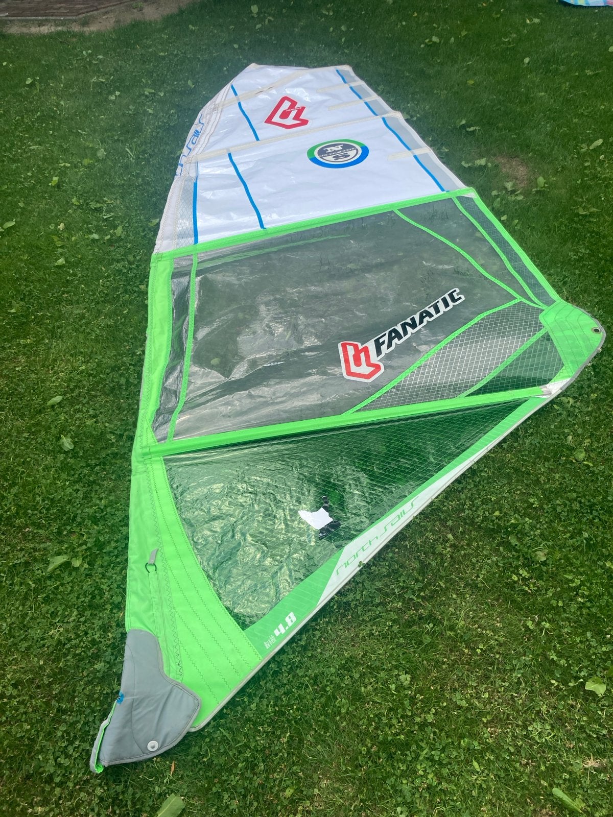 North Sails Idol 4.8 freestyle zeil - Lat gebroken, Ophalen, Gebruikt, 3.5 tot 5 m², North Sails