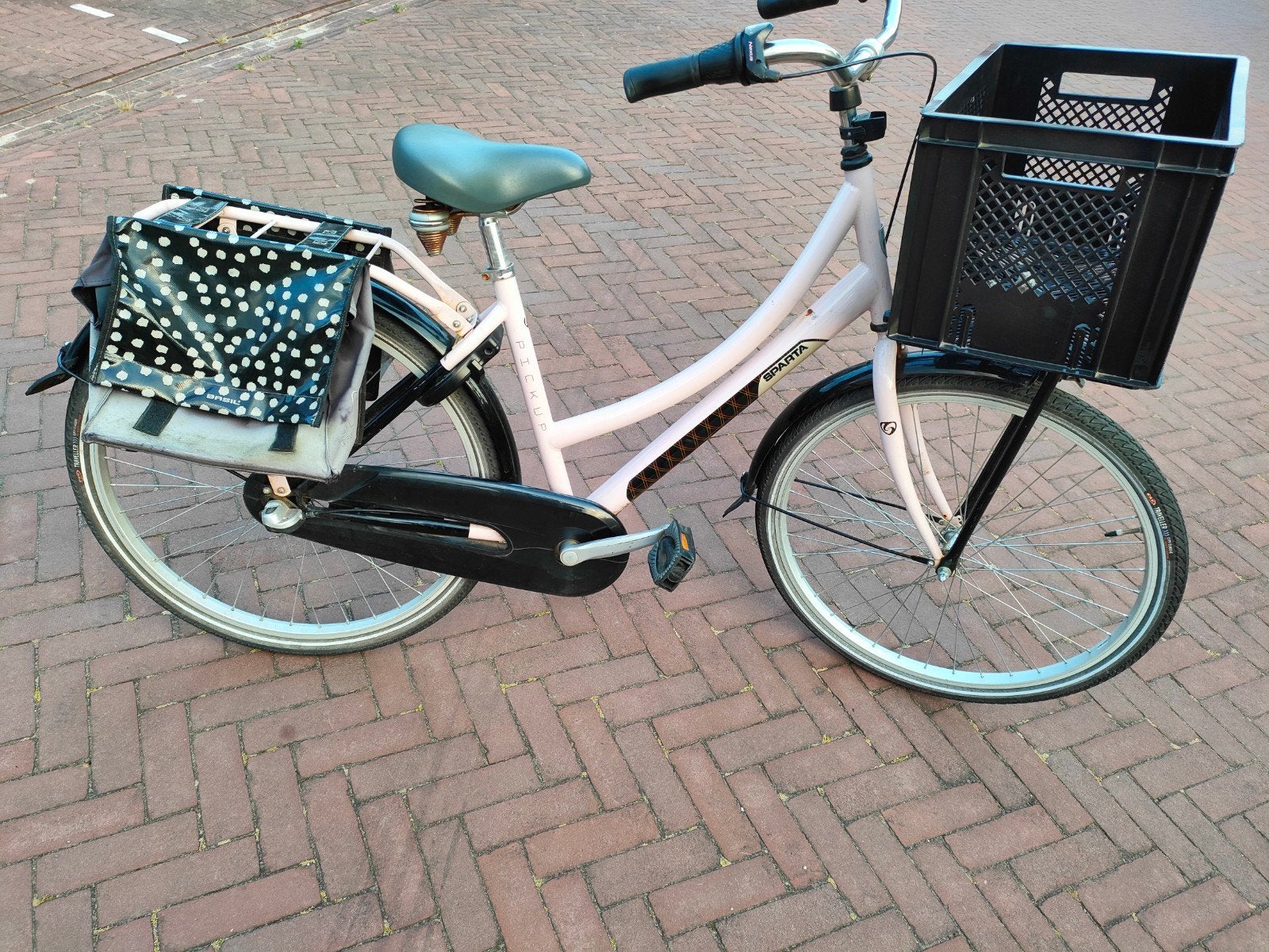 meisjes fiets Sparta 26 inch met 3 versnelling, Ophalen, Terugtraprem, Sparta, 47 tot 50 cm