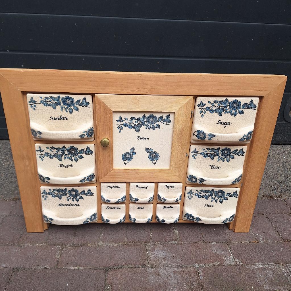 Vintage Kruidenkastje / Nederlands, Ophalen