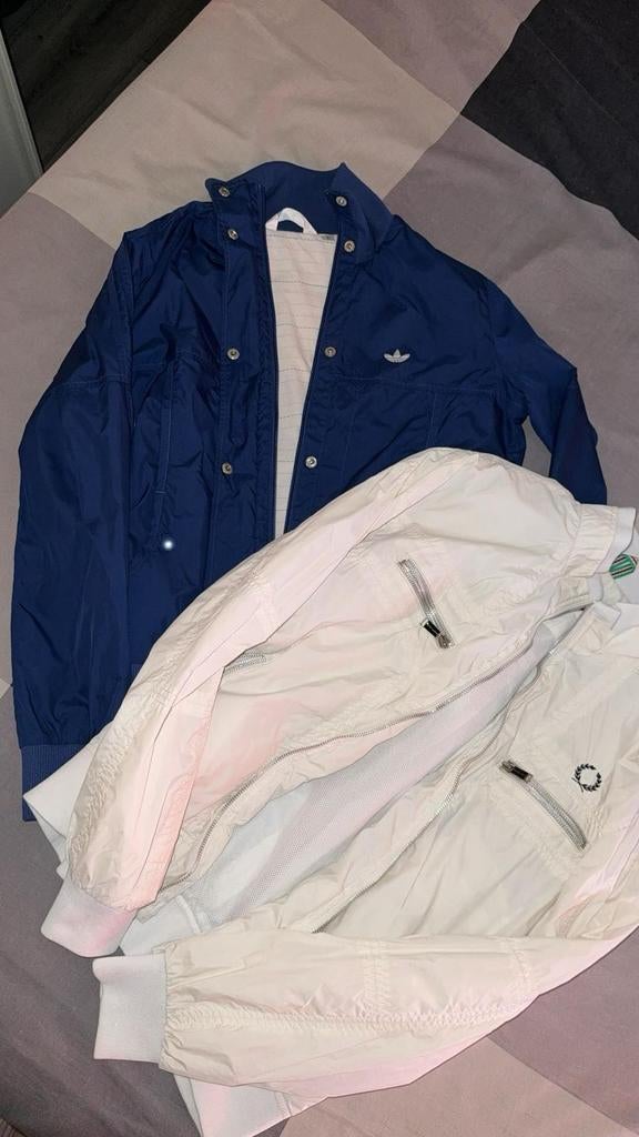 Adidas & Fred Perry Zomerjassen - Stijlvol en Comfortabel, Maat 38/40 (M), Blauw, Ophalen of Verzenden, Adidas, Fred Perry