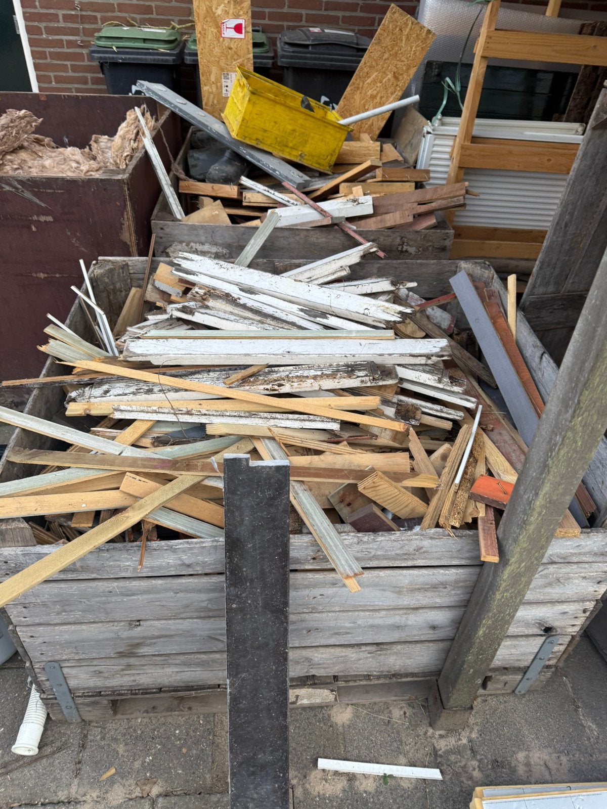 2 kuub stookhout gratis, Ophalen, Overige houtsoorten, Minder dan 200 cm, Pallet