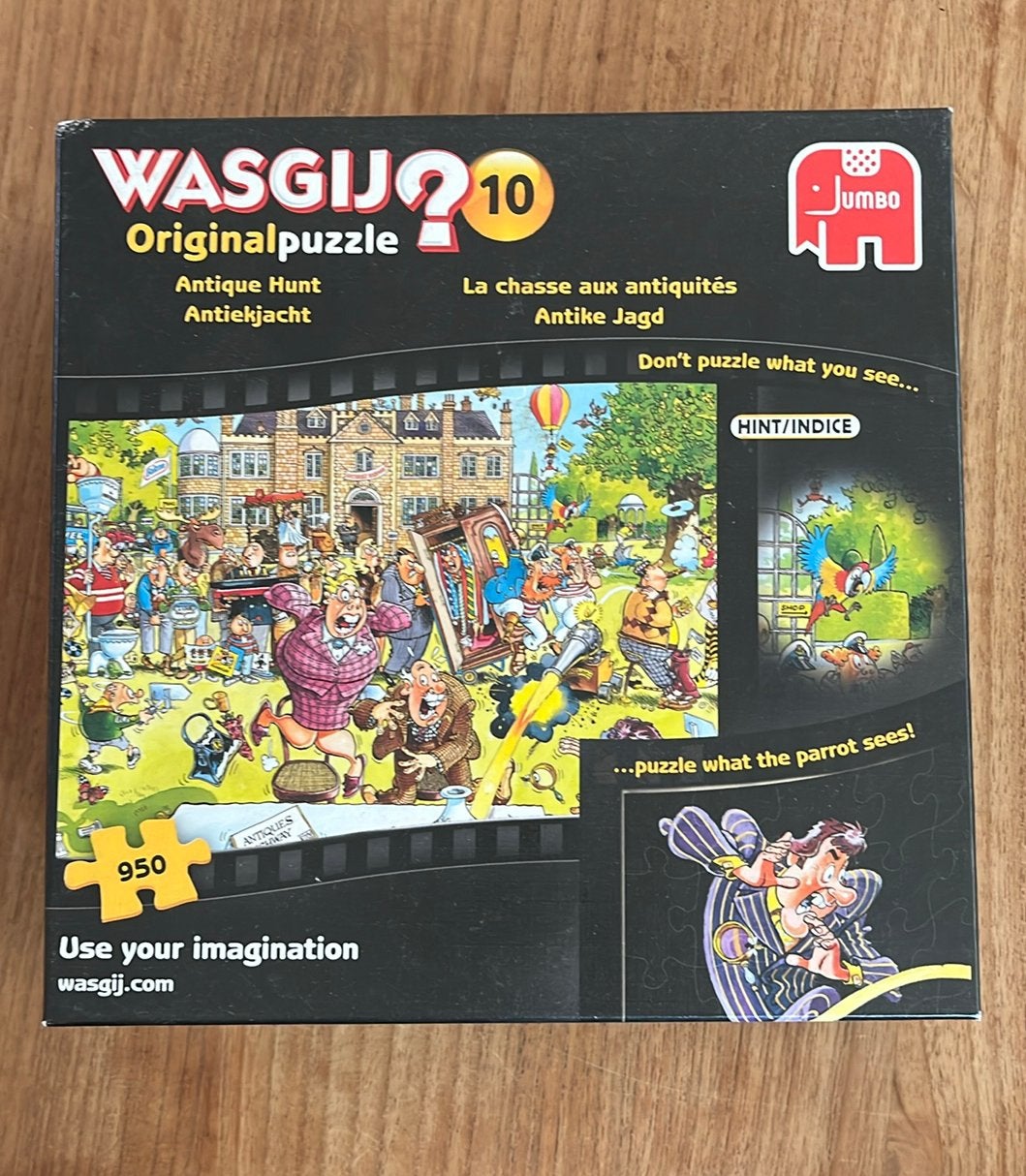 Wasgij original nr 10, antiek jacht, 1000 stukjes, Ophalen, 500 t/m 1500 stukjes, Zo goed als nieuw, Legpuzzel