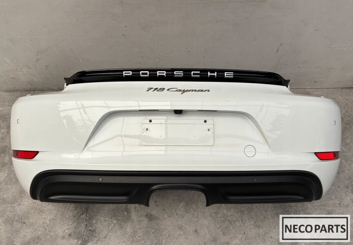 PORSCHE 718B982 BOXSTER CAYMAN ACHTERBUMPER ALLES LEVERBAAR!, Gebruikt, -, Porsche, Ophalen of Verzenden
