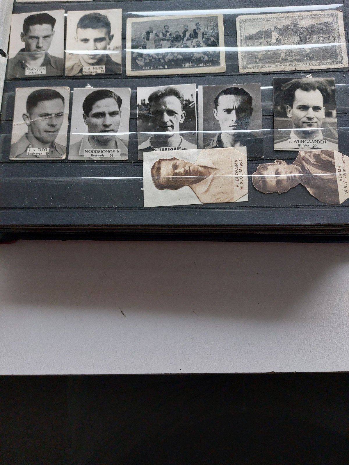 oude voetbalplaatjes 1930-1955. hotmint, juniores, Ophalen of Verzenden, Gebruikt, Overige binnenlandse clubs, Spelerskaart