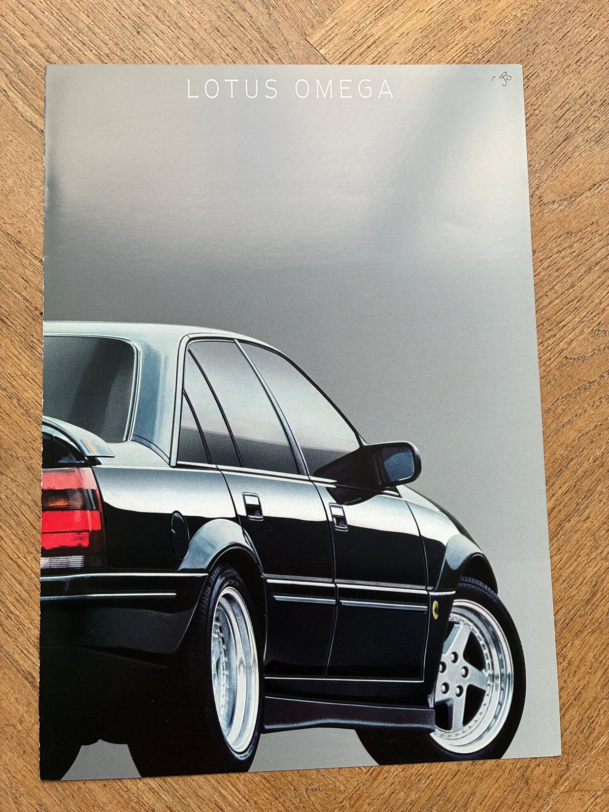 Opel Lotus Omega brochure 2/90, Verzenden, Zo goed als nieuw, Opel