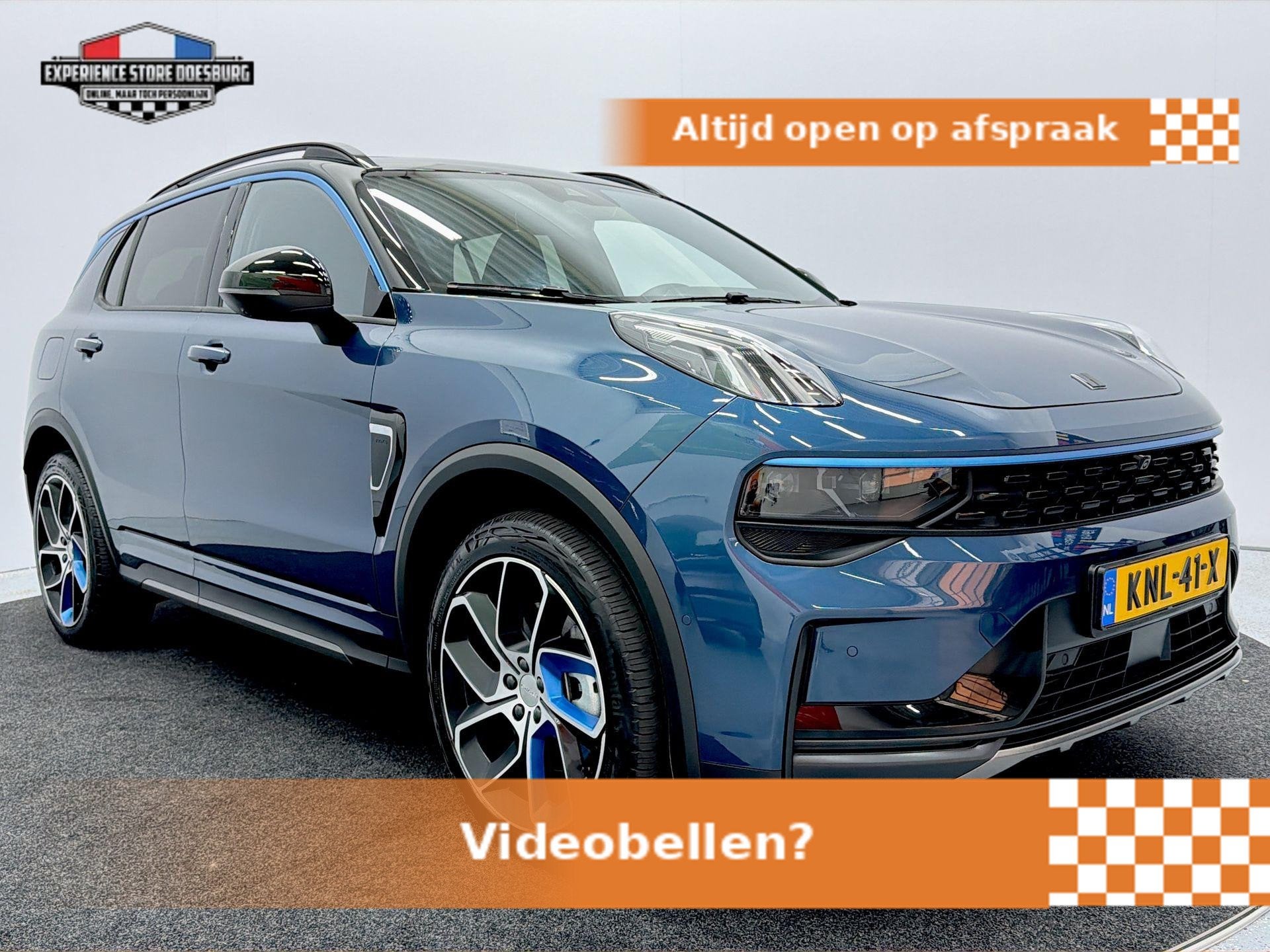 Lynk en Co 01 1.5 MY23 - Jong, luxe en compleet, Stof, Euro 6, Met garantie (alle), Blauw