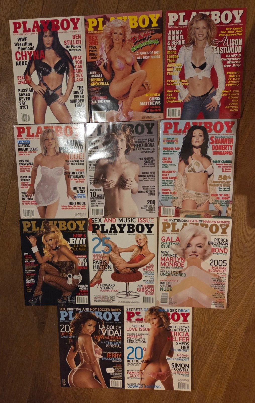 Amerikaanse Playboy 11st. 2000 2001 2003 2004 2005 2006 2007, Ophalen of Verzenden, Gelezen, Muziek, Film of Tv