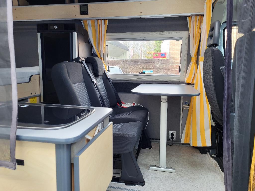 Fiat Ducato 130 Multijet 2.3 D Camperwagen bj.2014 Wit Airco, Voorwielaandrijving, Stof, Overige modellen, 241 €/maand