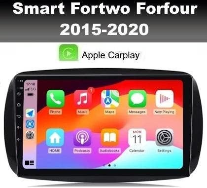 Smart Forfour Fortwo android navigatie apple carplay dab+, Ophalen of Verzenden, Nieuw