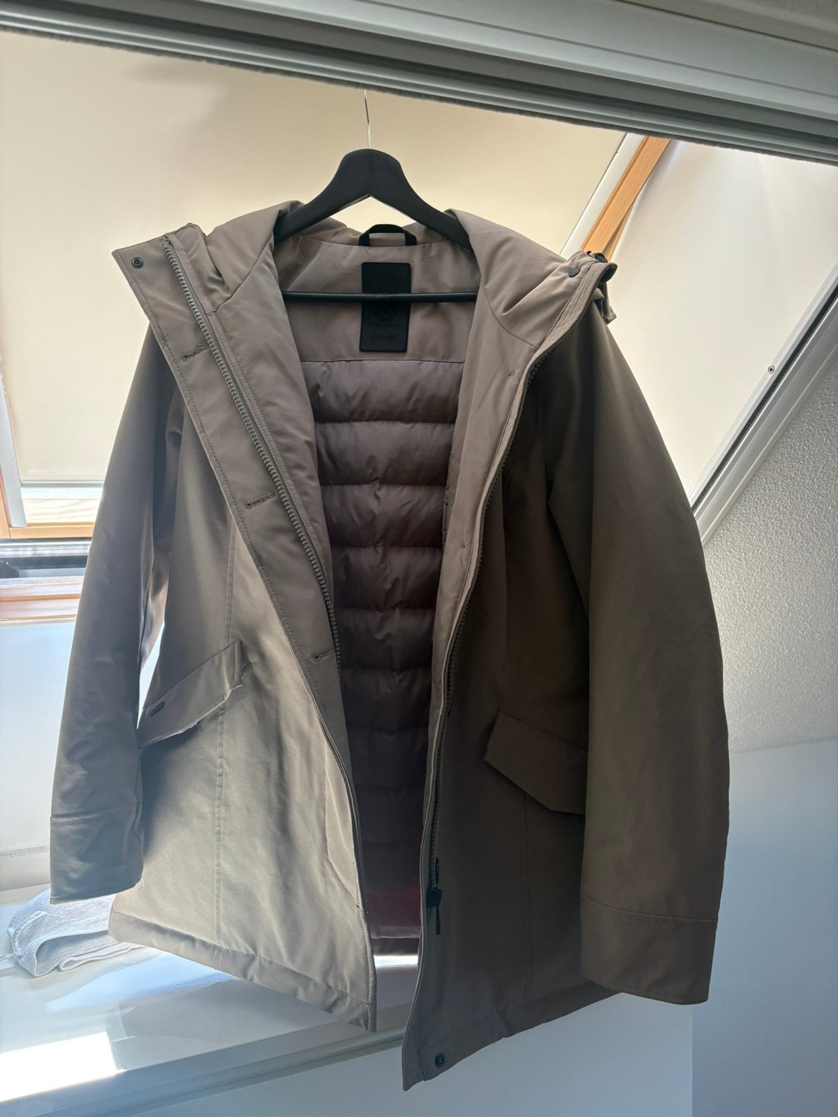 Winter jas air force, Ophalen, Gedragen, Maat 38/40 (M), Grijs