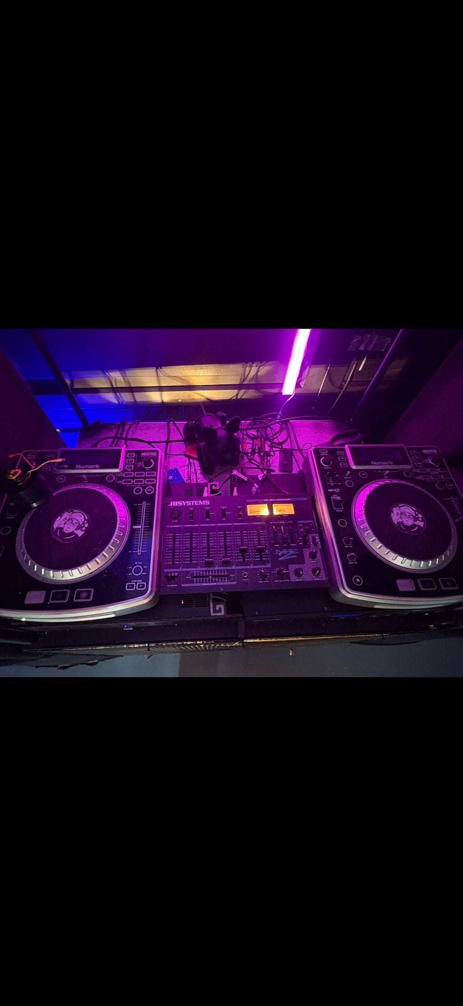 Complete DJ-set met Numark NDX900 spelers en mixer, Ophalen of Verzenden, Gebruikt, Dj-set, Numark