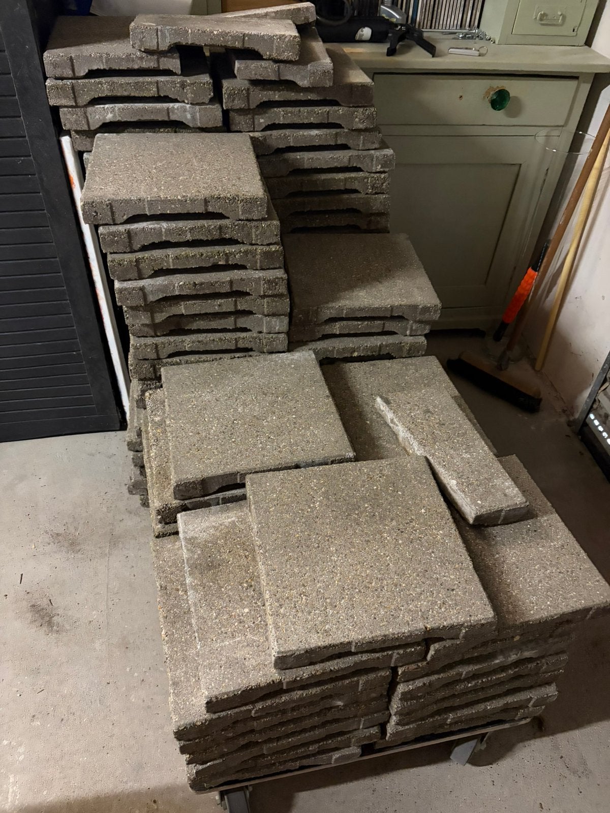 Terrastegels gratis af te halen, Ophalen, Gebruikt, 5 tot 10 m², Terrastegels