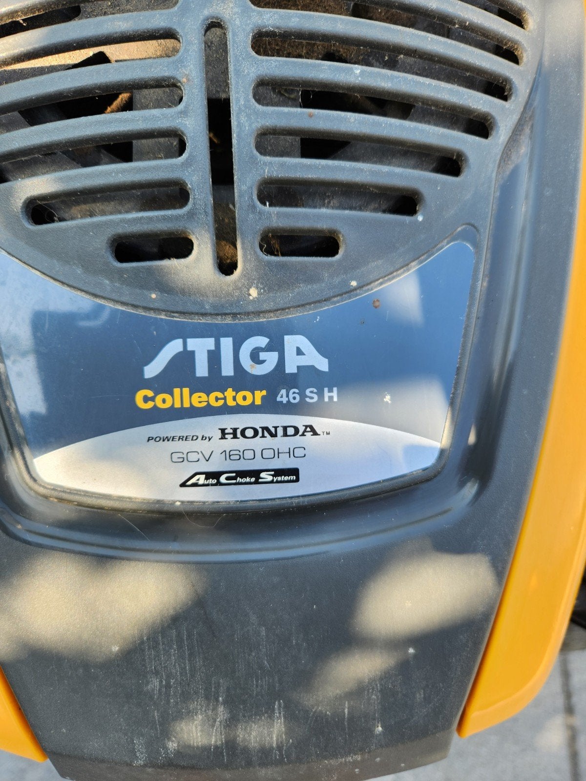 Stiga Collector 46 S H grasmaaier met Honda motor, Ophalen, Cirkelmaaier, Gebruikt, Stiga