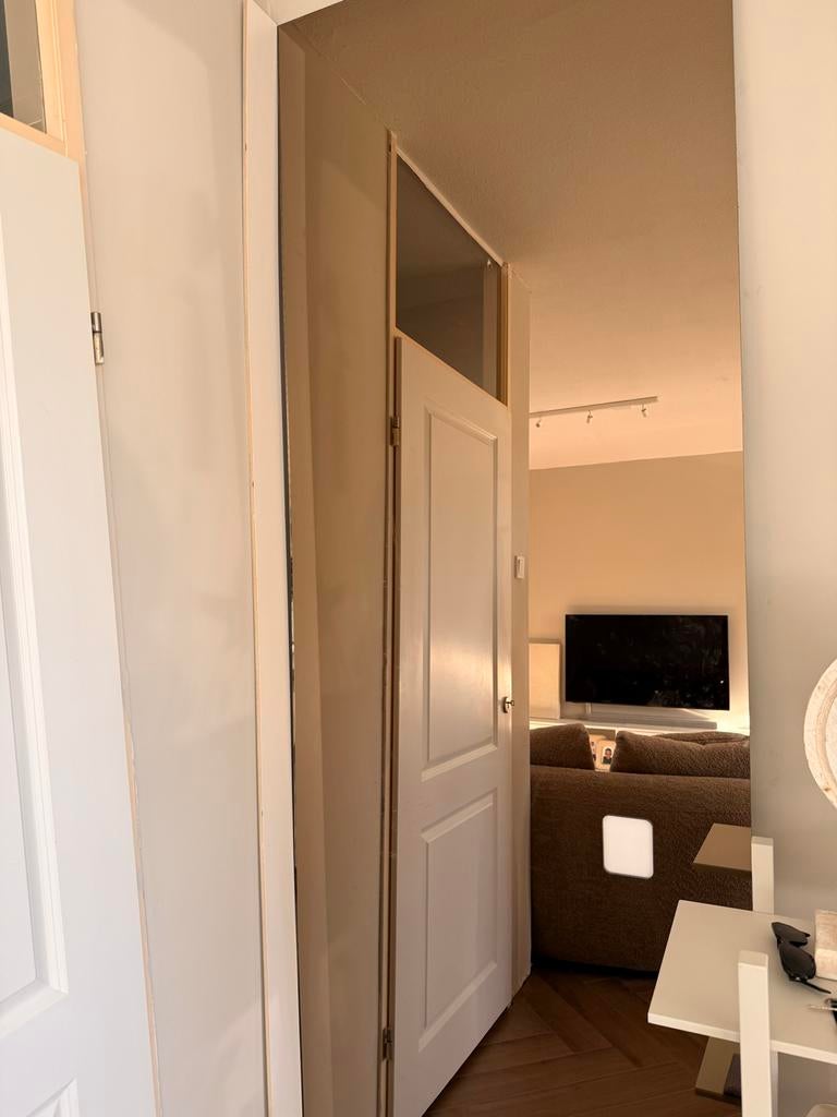 Spiegel op maat brons kleurig, Huis en Inrichting, Woonaccessoires | Spiegels, Ophalen, 200 cm of meer, Nieuw, 75 tot 100 cm