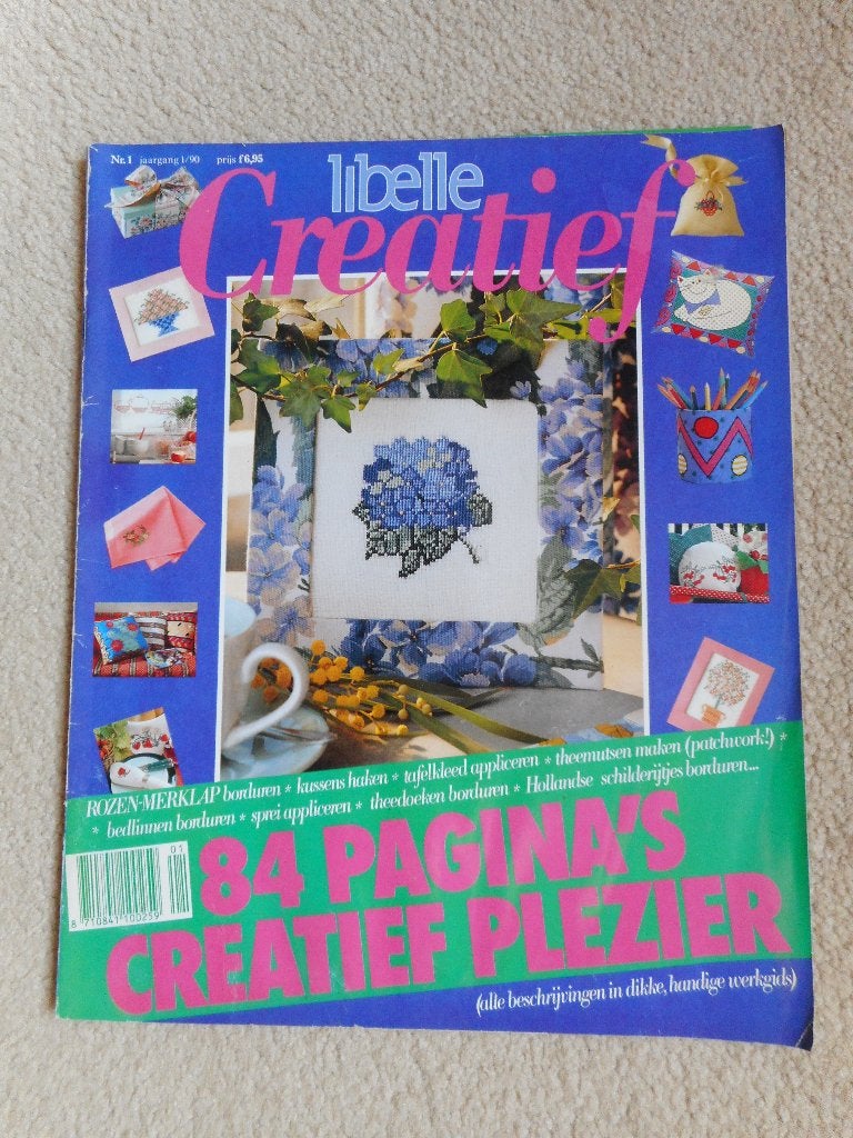 2 libelle borduur tijdschriften samen voor € 5,00, Ophalen of Verzenden, Gebruikt, Handborduren, Patroon