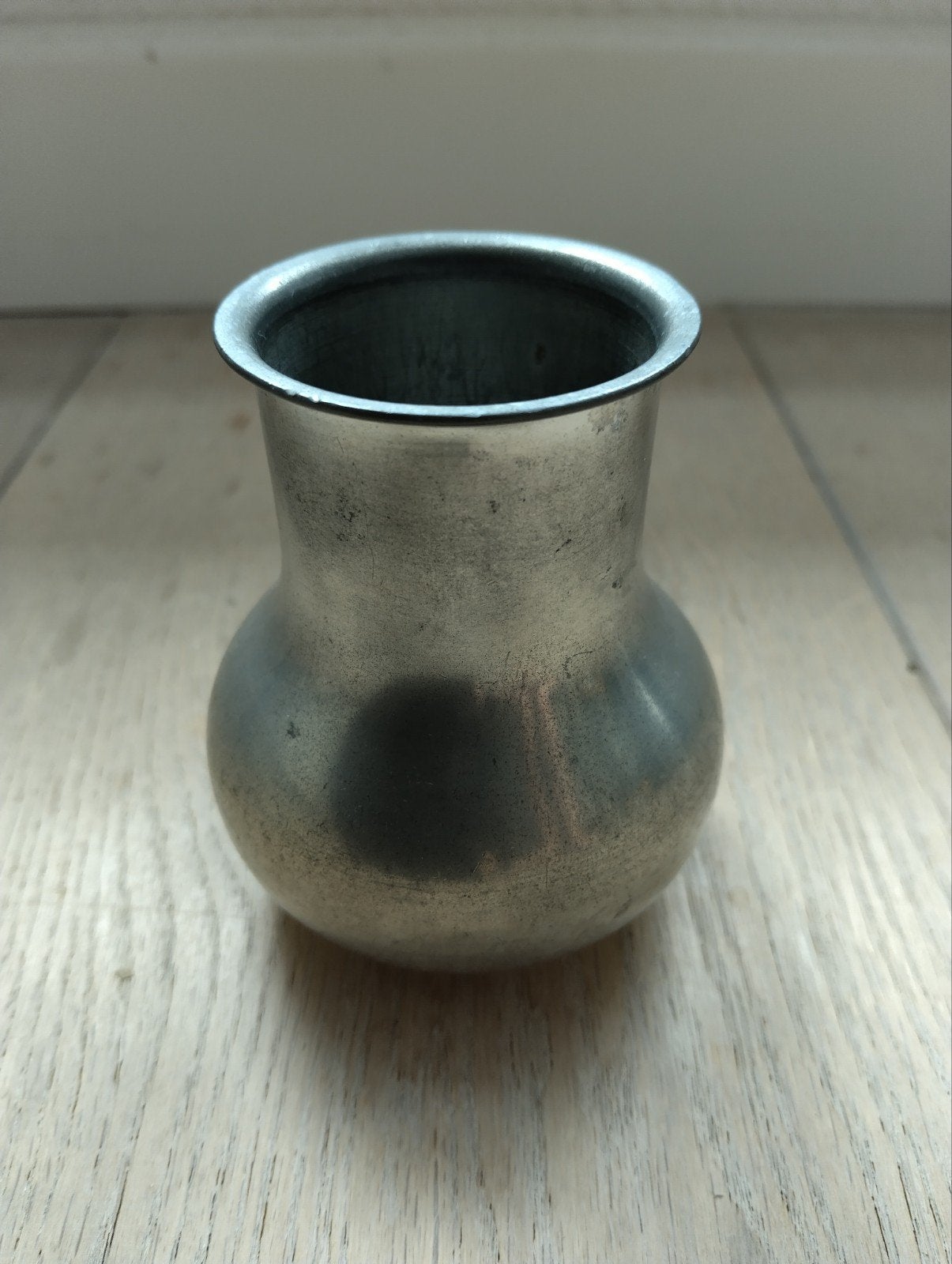 Antieke tinnen vaas - Real Pewter Holland, Antiek en Kunst, Antiek | Tin, Ophalen of Verzenden
