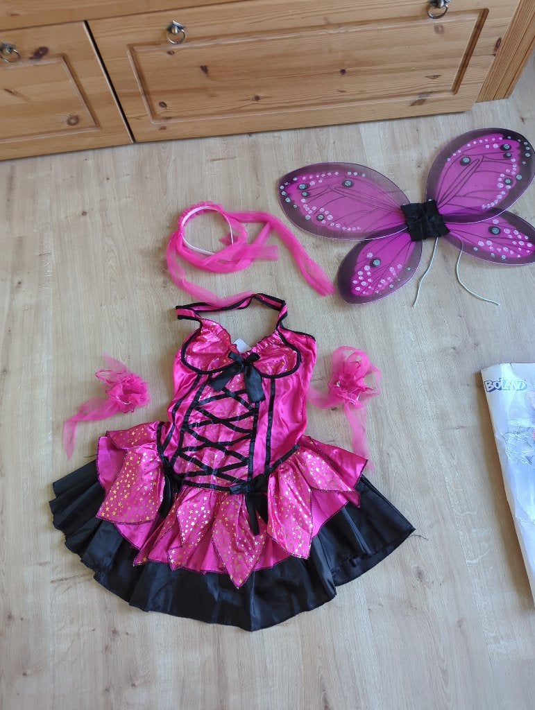Roze elfjesjurk, maat S met accesoires, Carnaval, Boland, Ophalen of Verzenden, Zo goed als nieuw