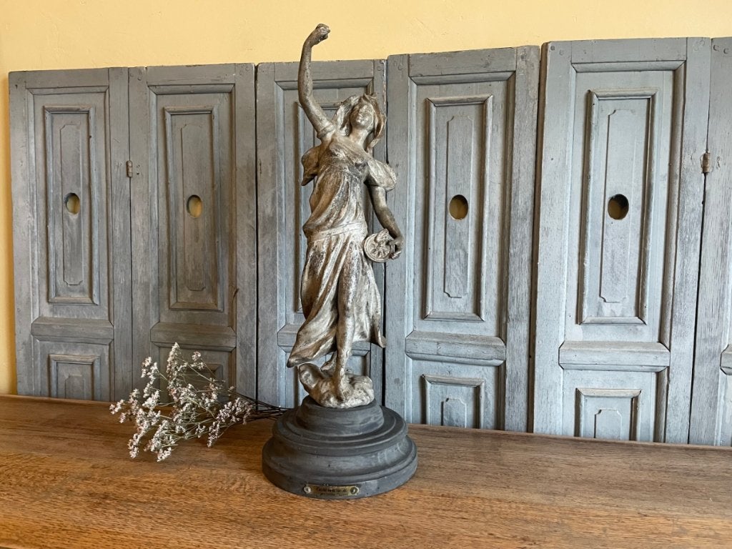 Beeldje van Vrouw art nouveau commerce Pheffer Sculpures, Ophalen of Verzenden