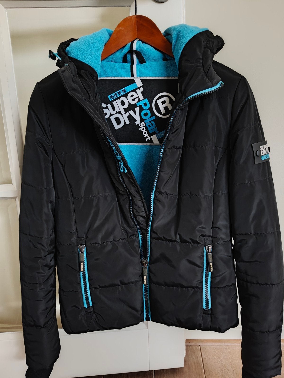 Superdry jas, hoody, vest, Superdry, Zwart, Ophalen of Verzenden, Zo goed als nieuw