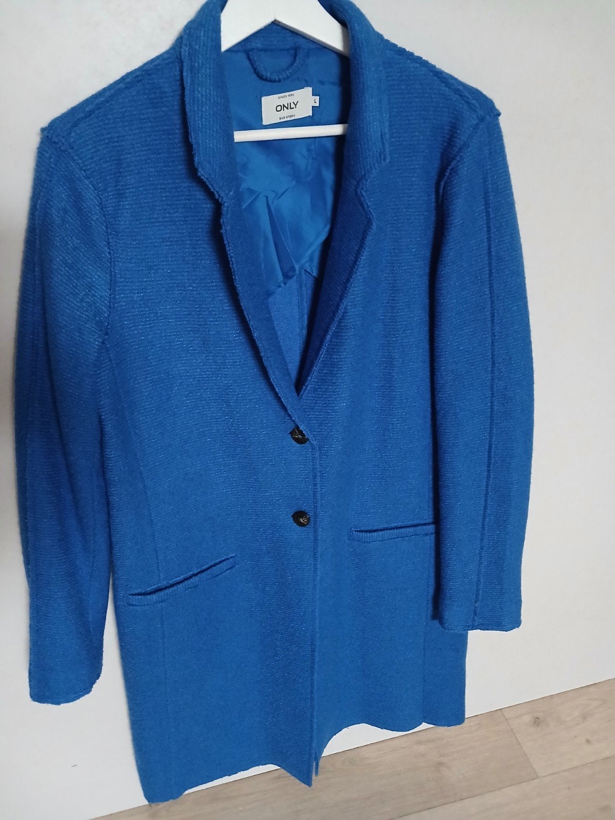 Only jas, kobaltblauw, maat L, Ophalen, Only, Blauw, Maat 42/44 (L)